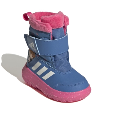 adidas x Disney Winterstiefel Winterplay I Frozen (Nylon, Futter, Schmutzfang, Klettverschluss) blau Kleinkinder